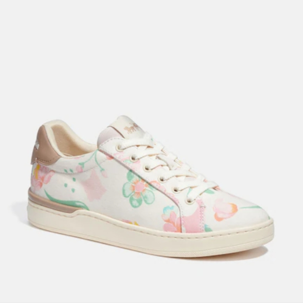 Coach Sneakers Clip Low Top Sneaker With Floral